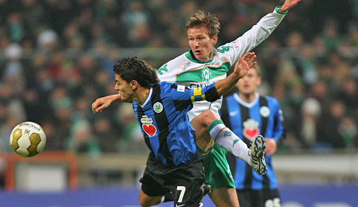 Wolfsburg in den gleichen Farben wie Inter Mailand. Ob das nur Zufall ist?