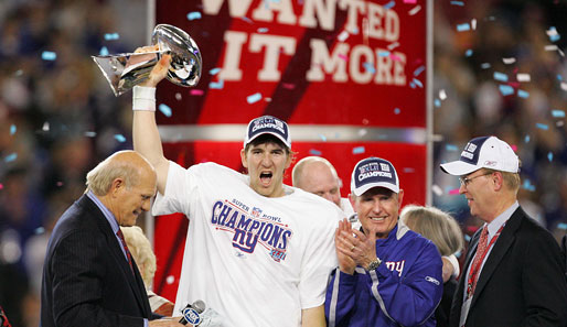 Die Giants um QB Eli Manning holten ihren dritten Super-Bowl-Sieg