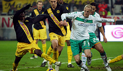 Dortmund und Bremen lieferten sich einen packenden Pokalfight