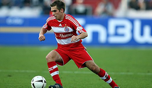 Der einzige Deutsche in der Auswahl: Phlipp Lahm vom FC Bayern. Immerhin Vize-Europameister 2008