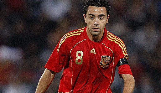 Der vierte Europameister in der FIFA-Elf 2008: Xavi vom FC Barcelona