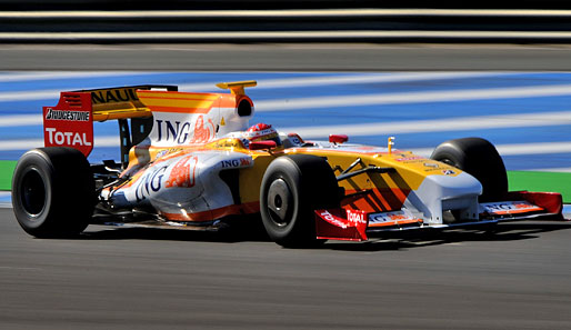Zum Schluss das Sorgenkind der Testwoche. Renault hinkte den Konkurrenten lange deutlich hinterher