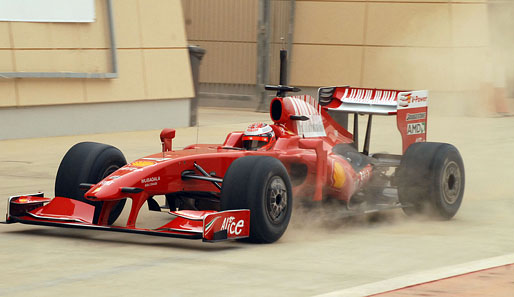 Kimi Räikkönen konnte zumindest am letzten Testtag das Potenzial des neuen Ferrari zeigen und fuhr Bestzeit