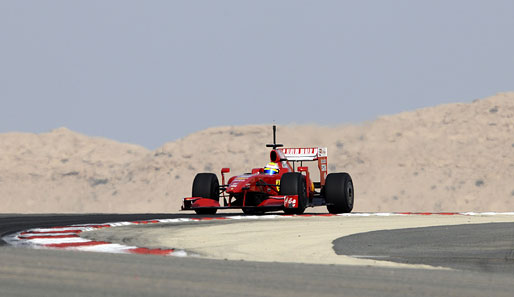 Felipe Massa absolvierte die ersten beiden Testtage im Ferrari F60