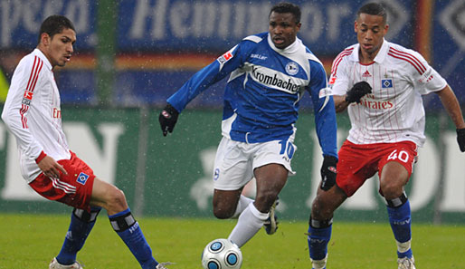 Chris Katongo (M.) vergab die beste Chance der Bielefelder