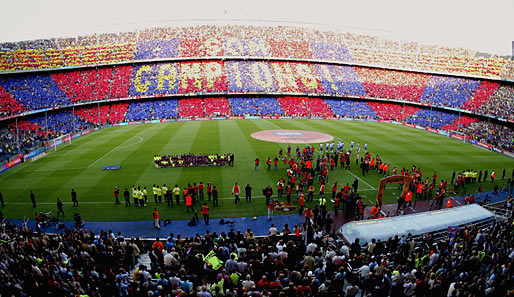 Weil ja Barca an Ribery dran sein soll: Hier im Camp Nou könnte er dann vor knapp 100.000 Fans kicken
