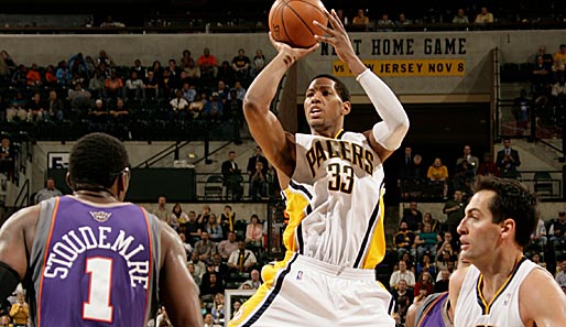 Für die Indiana Pacers am Start: Small Forward Danny Granger (25,4 Punkte, 5,0 Rebounds, 3,2 Assists)