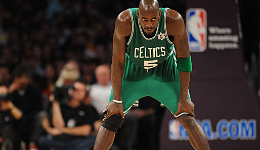 Kevin Garnett (16,5 Pts, 9 Rebs) ist einer von zwei Celtics, die direkt für das All-Star-Game nominiert wurden