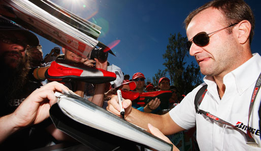 Auch Teamkollege Rubens Barrichello ist nun wieder heiß begehrt