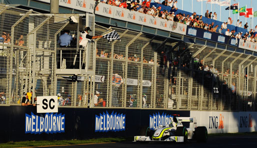 Doch an den beiden Brawn-GP-Boliden geht kein Weg vorbei: Button gewinnt vor Barrichello