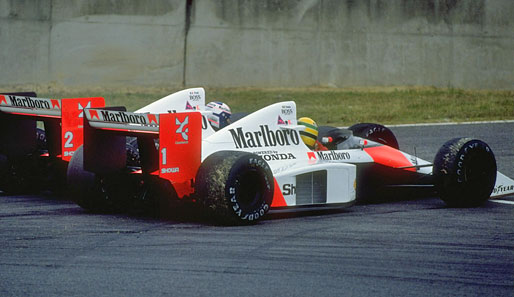 1989: In den 90er Jahren - und bei allen Schumi-Titeln - wäre alles beim Alten geblieben. 1989 jedoch hätte Ayrton Senna den Titel vor Alain Prost geholt (6:4 Siege)