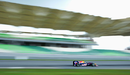 Sebastian Vettel war zwar häufig neben der Strecke, fuhr aber auch schnelle Zeiten. Er verliert jedoch in der Startaufstellung zehn Plätze
