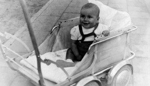 Vor dem Torero war nach der Geburt: Klein-Huub im Jahre 1954, gerade mal acht Monate alt