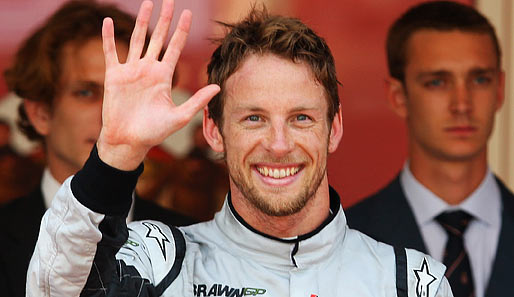 Fünf Siege in sechs Rennen hat Button nach dem Monaco-GP auf dem Konto