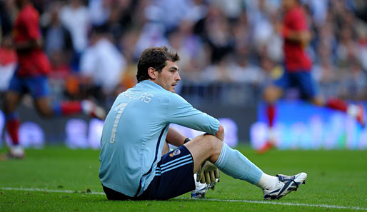 Casillas am Boden - "El Mundo Deportivo" sagt: "Vorführung, Torfestival, Tracht Prügel: dafür gibt's keine Worte"