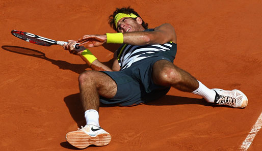 Juan Martin del Potro lieferte Roger Federer einen heißen Fight