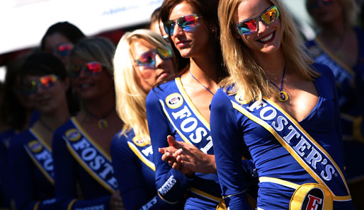 Die Foster's-Girls bereicherten zuletzt 2006 den Silverstone-GP