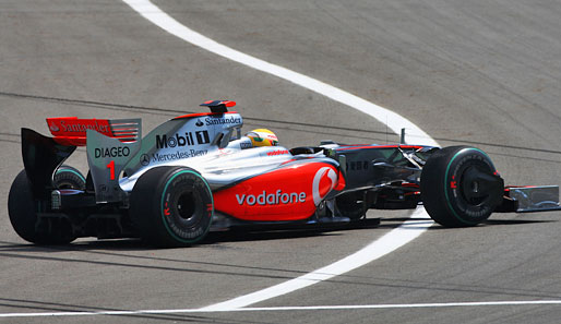 Auch Kovalainens Teamkollege Lewis Hamilton glänzte vornehmlich durch Dreher
