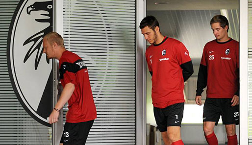 Der SC Freiburg startete ebenfalls bereits mit der Saisonvorbereitung. Der Gesichtsausdruck der Spieler spricht Bände: Urlaub ist eben doch schöner