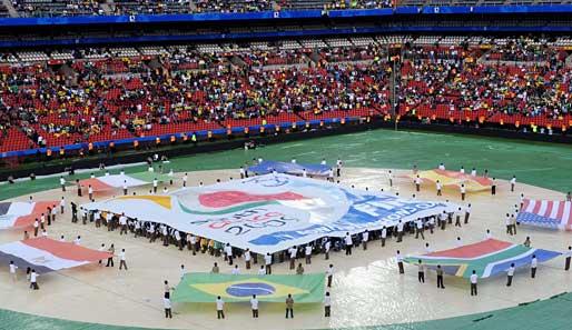 In Johannesburg wurde der Confederations Cup feierlich eröffnet