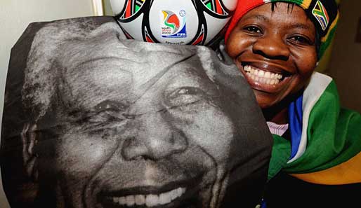 Ex-Präsident Nelson Mandela ist immer noch ein Held in Südafrika