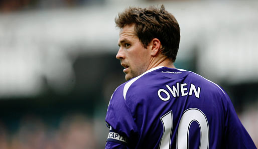 Alles verlernt? Michael Owen schoss in vier Jahren Newcastle (wechselte 2005 für 25 Mio. Euro von Real) gerade mal 17 Tore...