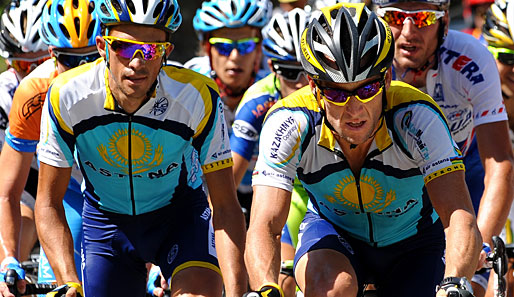 Im teaminternen Machtkampf zwischen Contador und Armstrong herrschte vorerst Waffenruhe. Der Amerikaner...
