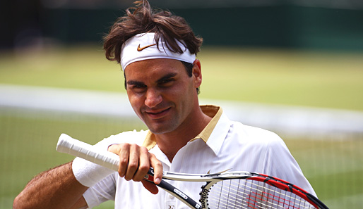 Federer nahm die Hampeleien seines Konkurrenten mit Humor