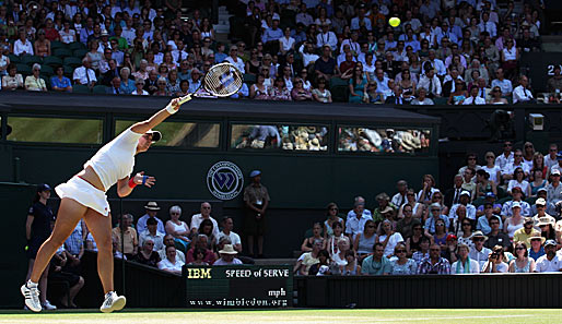 Sabine Lisicki hatte gegen Dinara Safina ihren nächsten großen Wimbledon-Auftritt