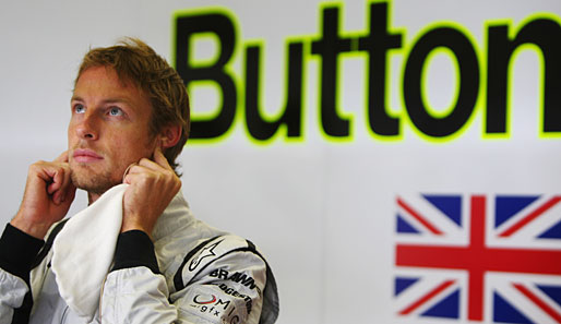 Auch WM-Leader Jenson Button ist mit von der Partie. Der Brite stellte seinen Brawn-GP auf Rang drei