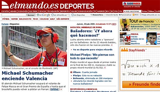 El Mundo (Spanien): Der große alte Meister sagte ja. Nach Lance Armstrong im Radsport feiert nun auch Schumacher in der Formel 1 sein Comeback