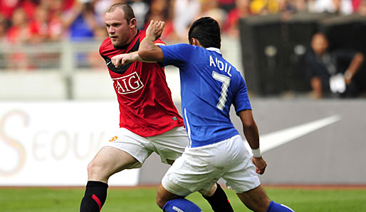 Und noch einmal Wayne Rooney. Der Stürmer erzielte einen Treffer und wurde in der zweiten Halbzeit für Matchwinner Michael Owen ausgewechselt