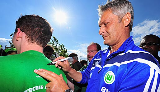 Der Trainer: Armin Veh (48) startete schon mit Stuttgart vor zwei Jahren in der Champions League. Wolfsburg ist seine dritte Bundesliga-Station