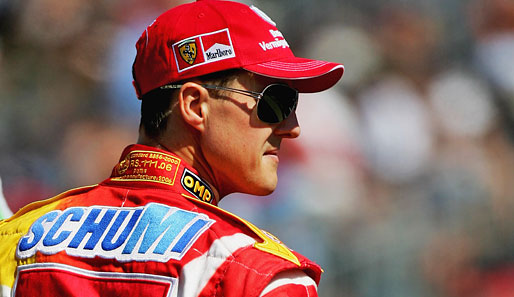 Platz 1: Michael Schumacher - 180 Rennen für Ferrari (1996-2006), 5 WM-Titel (2000-2004), 72 Siege