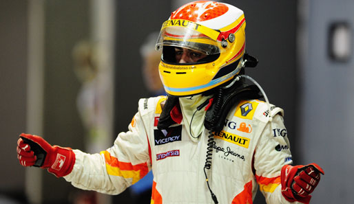 Fernando Alonso wurde ein Jahr nach seinem Skandal-Sieg Dritter und kletterte damit erneut aufs Podium