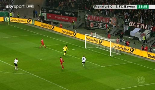 Nach 29. Minuten steht es 3:0 für die Bayern - so leicht hatten sie es sich wohl nicht vorgestellt