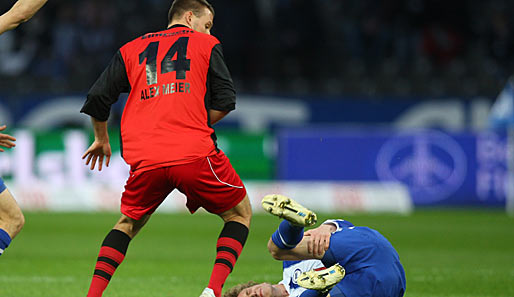 Alex Meier erzielte das 3:0 für Frankfurt und sorgte somit für die Entscheidung