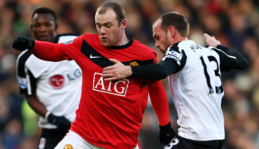 FC Fulham - Manchester United 3:0: Böse Klatsche für Wayne Rooneys Red Devils im Craven Cottage