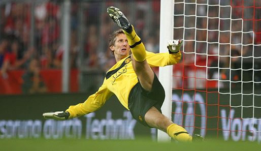 Platz 5: Edwin van der Sar (Manchester United). Champions-League-Sieger 1995, 2008. 130 Länderspiele für die Niederlande