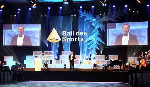 Johannes B. Kerner moderierte den Ball des Sports zum zehnten Mal unentgeltlich