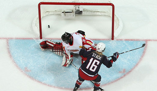 Eishockey der Damen: Die USA, neben Kanada sicher die beste Nation bei den Winterspielen, hatte gegen China beim 12:1 leichtes Spiel