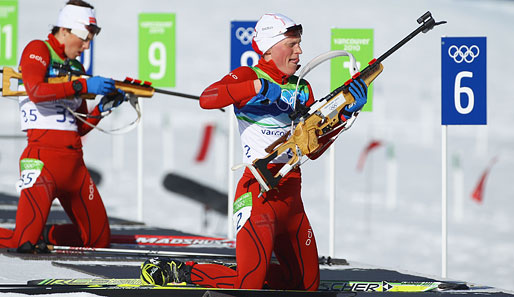 Biathlon: 20 Schüsse, 19 Treffer. Das reichte für die Norwegerin Tora Berger zur Goldmedaille