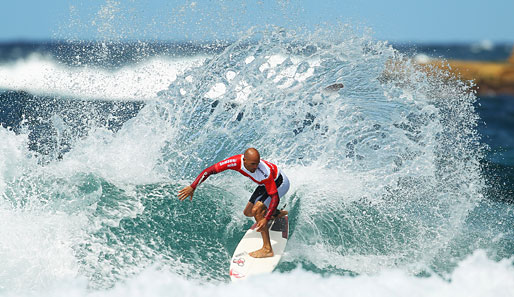 "Das ist die perfekte Welle...", dachte sich sicher auch US-Surfer Kelly Slater bei dieser beeindruckenden Darbietung am Bondi Beah in Sydney