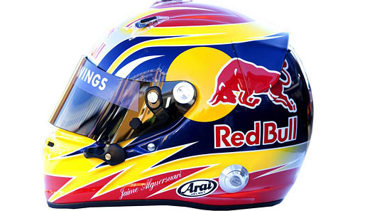 Das ist der Helm von Jaime Alguersuari (Toro Rosso)