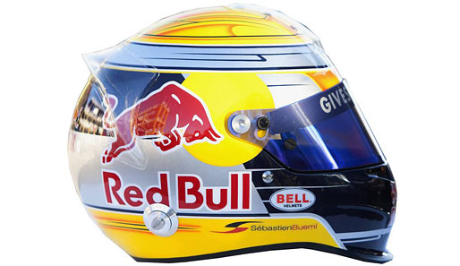 Das ist der Helm von Sebastien Buemi (Toro Rosso)