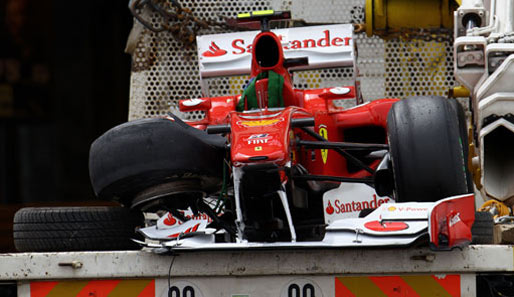 Schock für Fernando Alonso: Er fliegt bereits vor dem Qualifying in Monte Carlo von der Strecke und hinterlässt einen demolierten Boliden