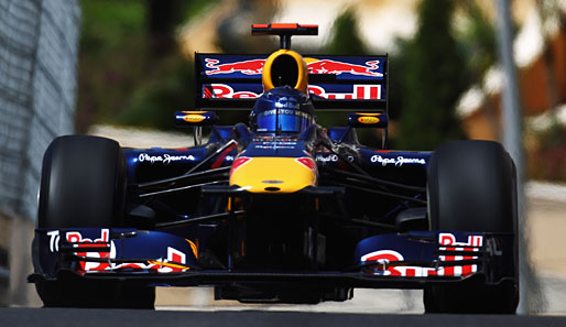 Auch Red-Bull-Pilot Sebastian Vettel kam gut klar und landete auf Rang drei