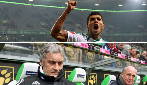 Auch in der Rückrunde drehte sich das Trainerkarussel weiter. Adil Chihi (oben) besiegelte Wolfsburgs 2:3-Pleite gegen Köln, VfL-Coach Armin Veh wurde daraufhin freigestellt