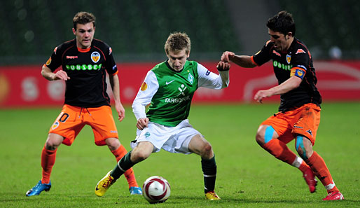Für Werder Bremen war im Achtelfinale nach großem Kampf und einem sensationellen 4:4 gegen den FC Valencia Endstation. Das Hinspiel endete 1:1 in Spanien