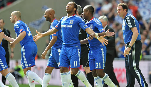Drogbas Treffer bleibt der einzige des Spiels und sichert Chelsea den sechsten FA-Cup-Titel der Klubgeschichte